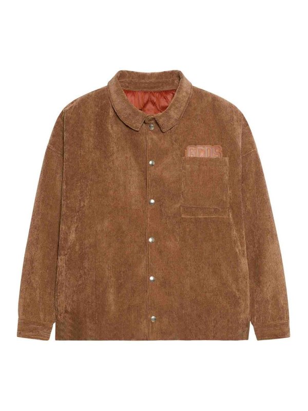 GCDS: Chemises - Chemise - Marron