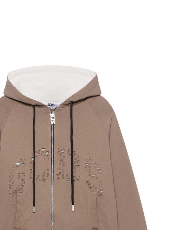 GCDS: Sweatshirts und Pullover online - Sweatshirt - Beige