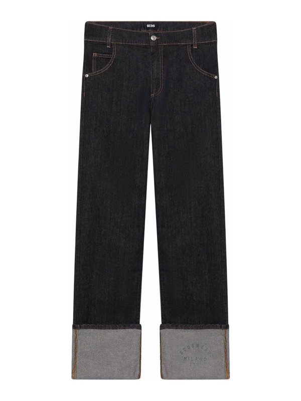 GCDS: Pantalons casual - Pantalons Décontractés - Noir