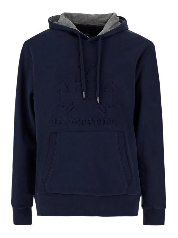 LA MARTINA: Sweatshirts und Pullover - Sweatshirt - Blau