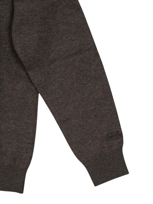 MC2 SAINT BARTH: Suéteres con cuello pico online - Suéter Cuello Redondo - Marrón