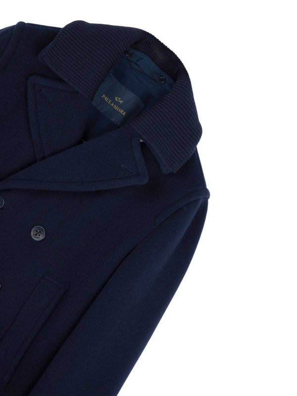 PAUL & SHARK: ニーレングスコート online - 膝丈コート - ブルー