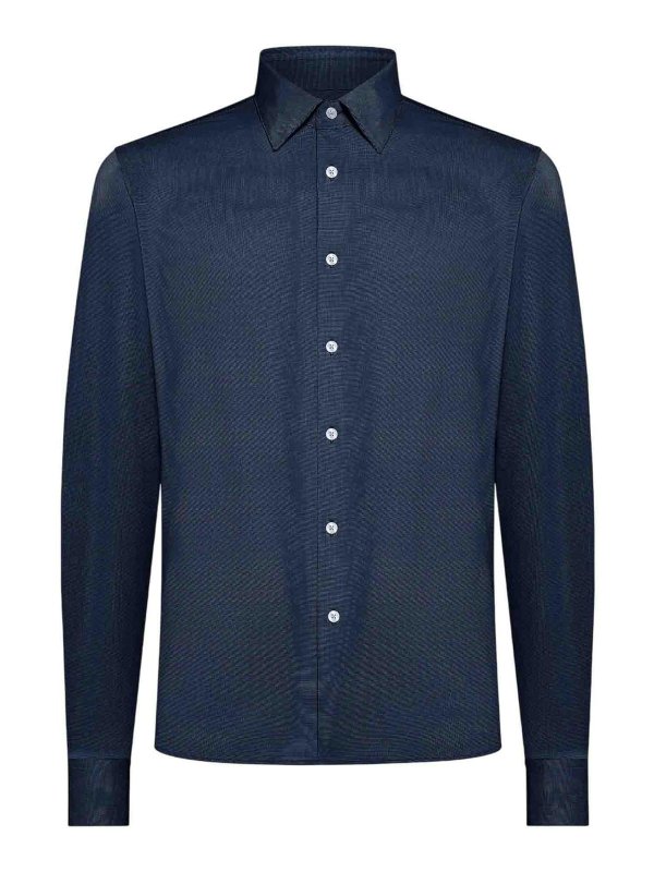 RRD Roberto Ricci Designs: Chemises - Chemise - Bleu