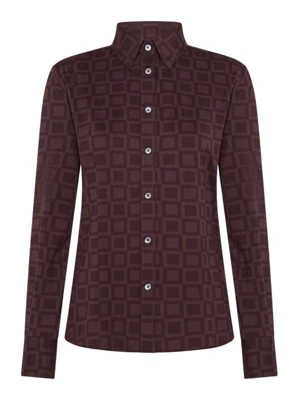 RRD Roberto Ricci Designs: Camisas - Camisa - Rojo Oscuro