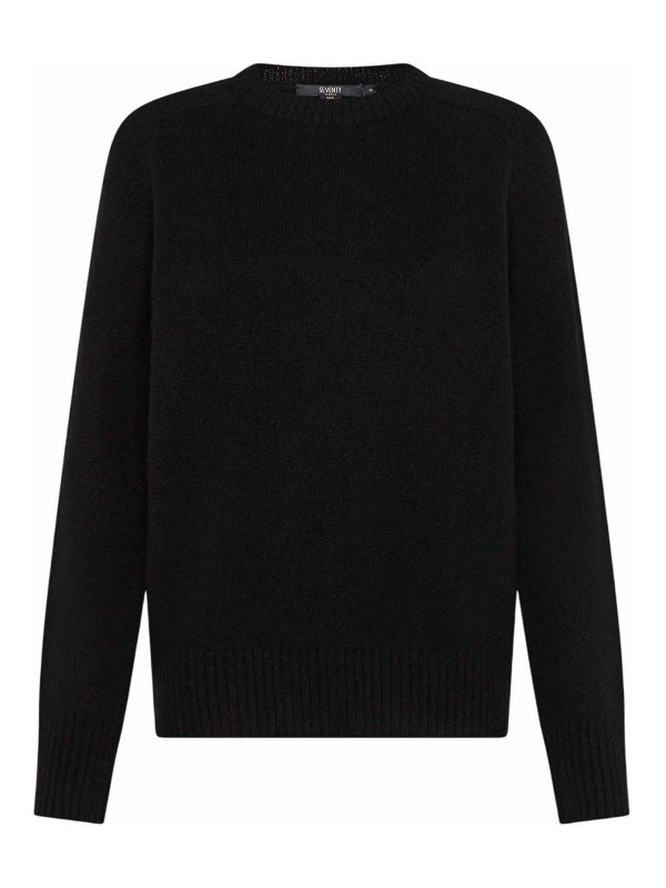 SEVENTY: クルーネック - クルーネック - 黒