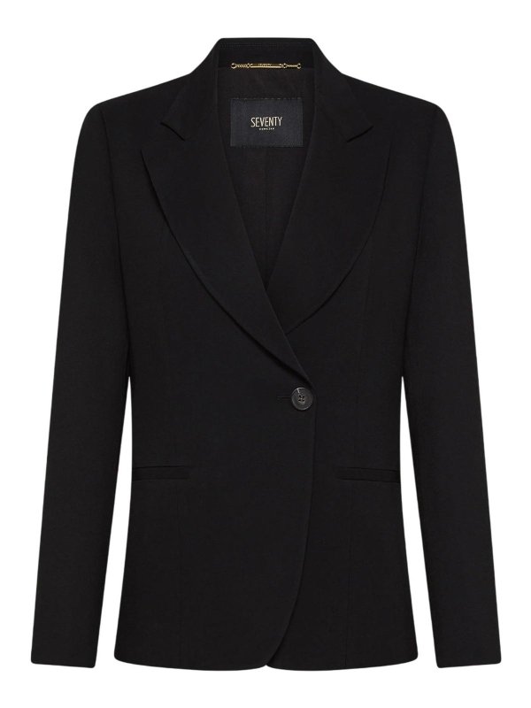 SEVENTY: Chaquetas casual - Chaqueta Casual - Negro