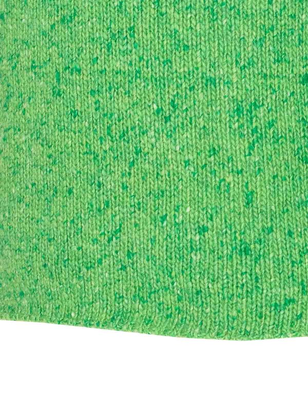 The Best Shops AURALEE: Strickpullover mit Rundhalsausschnitt - Rundhalspullover - Grün