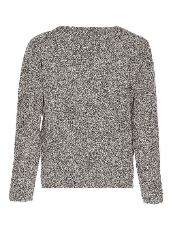 AURALEE: Suéteres con cuello pico online - Suéter Cuello Redondo - Negro