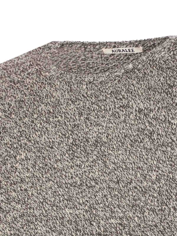 The Best Shops AURALEE: Suéteres con cuello pico - Suéter Cuello Redondo - Negro