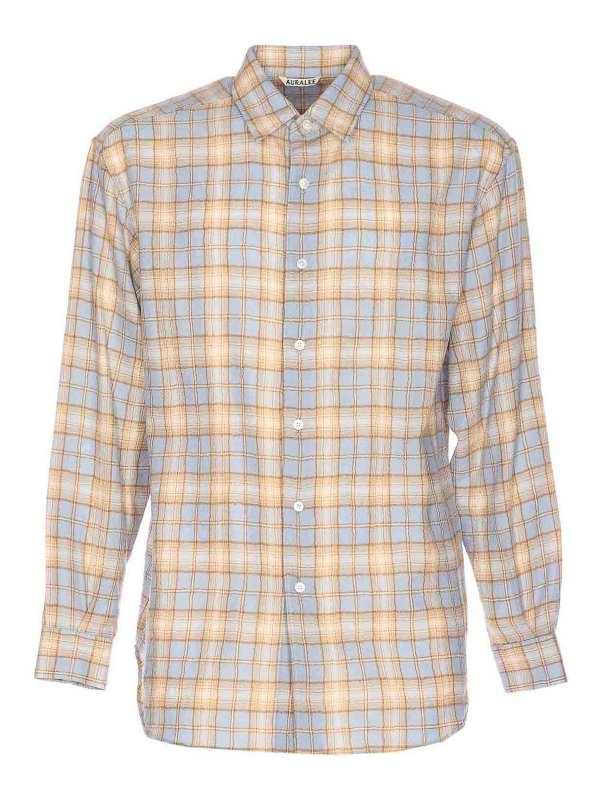 AURALEE: Hemden - Hemd - Beige