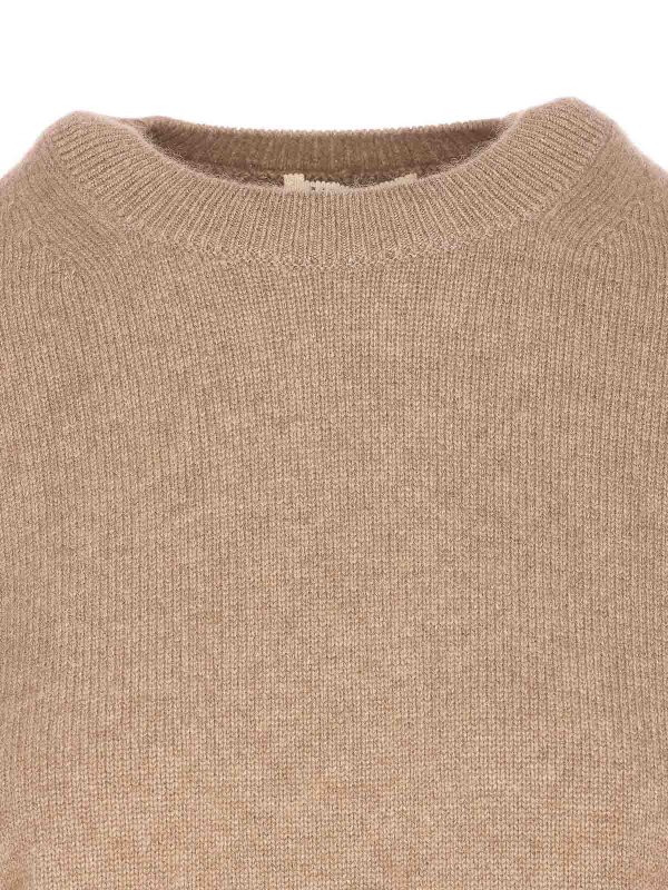 Rundhalspullover - Beige shop online: AURALEE