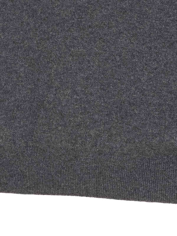 The Best Shops BALENCIAGA: Suéteres con cuello pico - Suéter Cuello Redondo - Gris