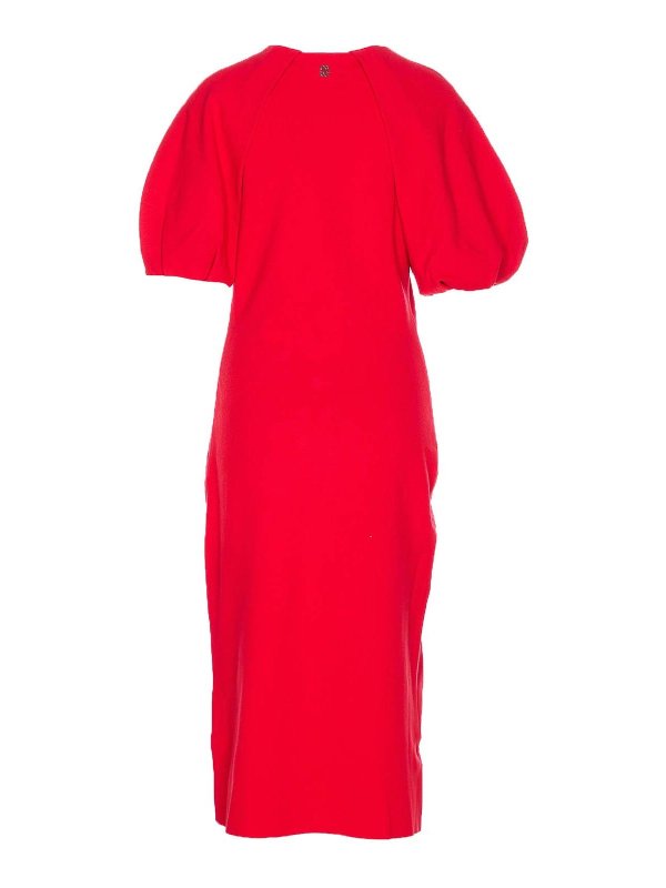 CURVEL: Strickpullover mit Rundhalsausschnitt online - Rundhalspullover - Rot