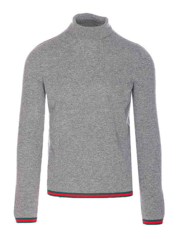 GUCCI: Turtlenecks & Polo necks - Web Detail Sweater