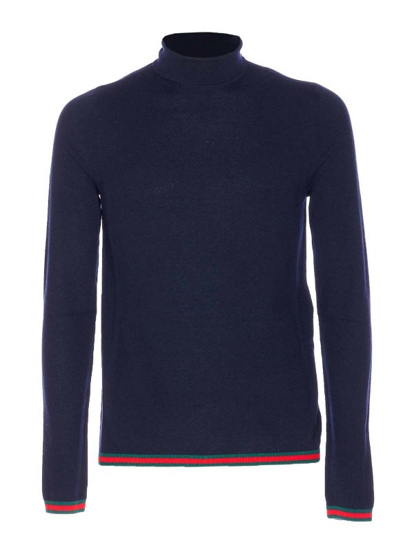GUCCI: Turtlenecks & Polo necks - Web Detail Sweater