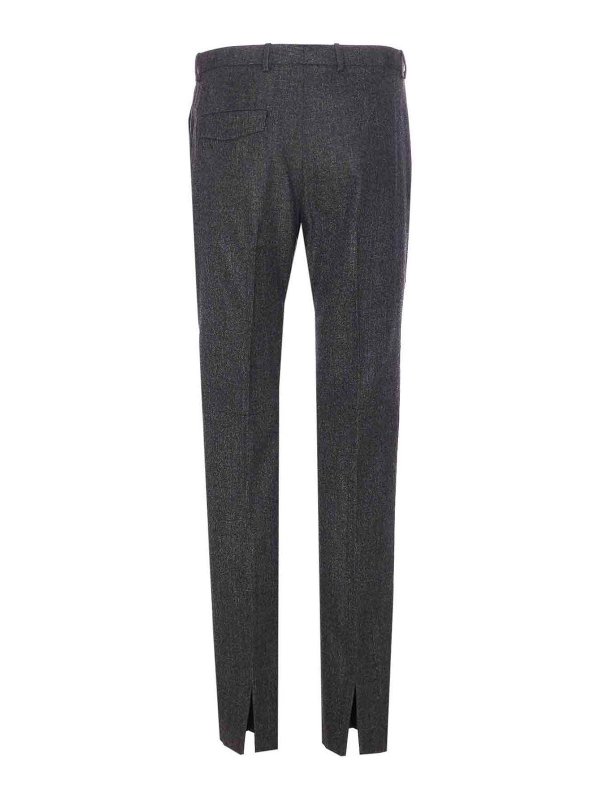 GUCCI: casual trousers online - Mouline Wool Pants