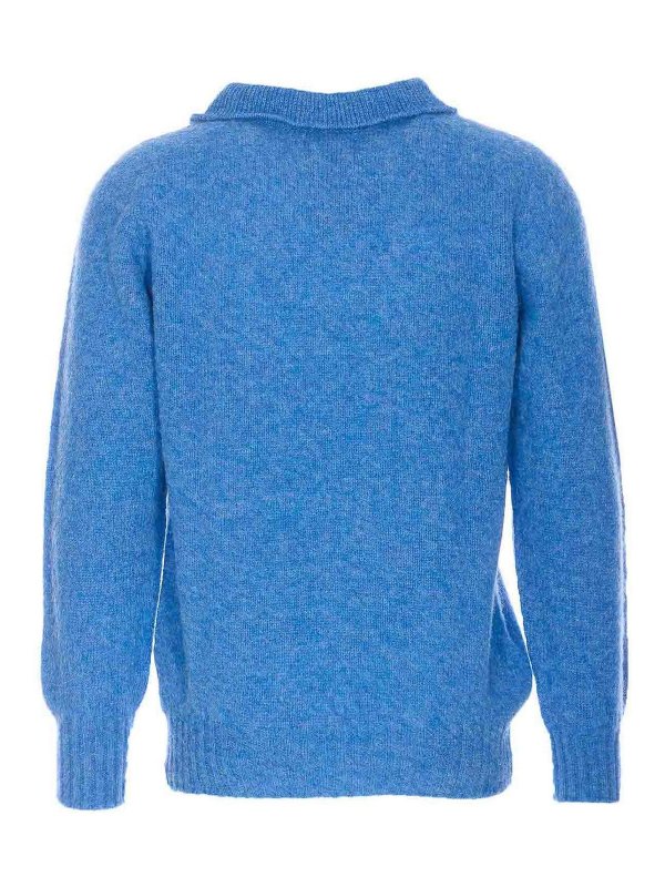 HOWLIN: Suéteres con cuello pico online - Suéter Cuello Redondo - Azul