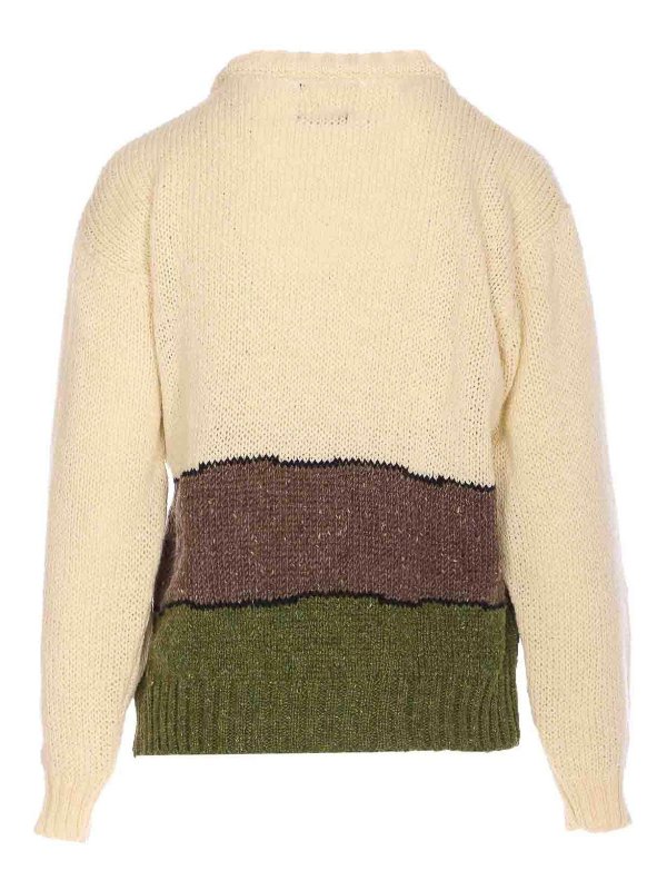 HOWLIN: Strickpullover mit Rundhalsausschnitt online - Rundhalspullover - Weiß