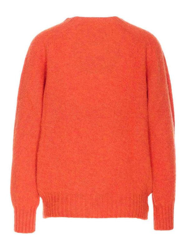 HOWLIN: Strickpullover mit Rundhalsausschnitt online - Rundhalspullover - Orange
