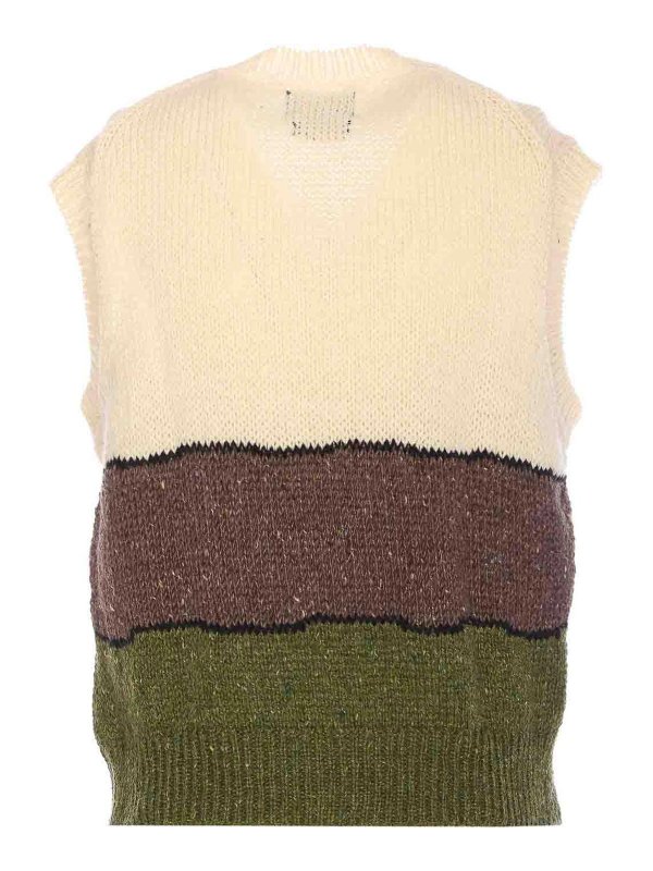 HOWLIN: Gilets tricot online - Gilet - Blanc