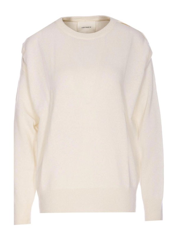 LISA YANG: クルーネック - クルーネック - 白