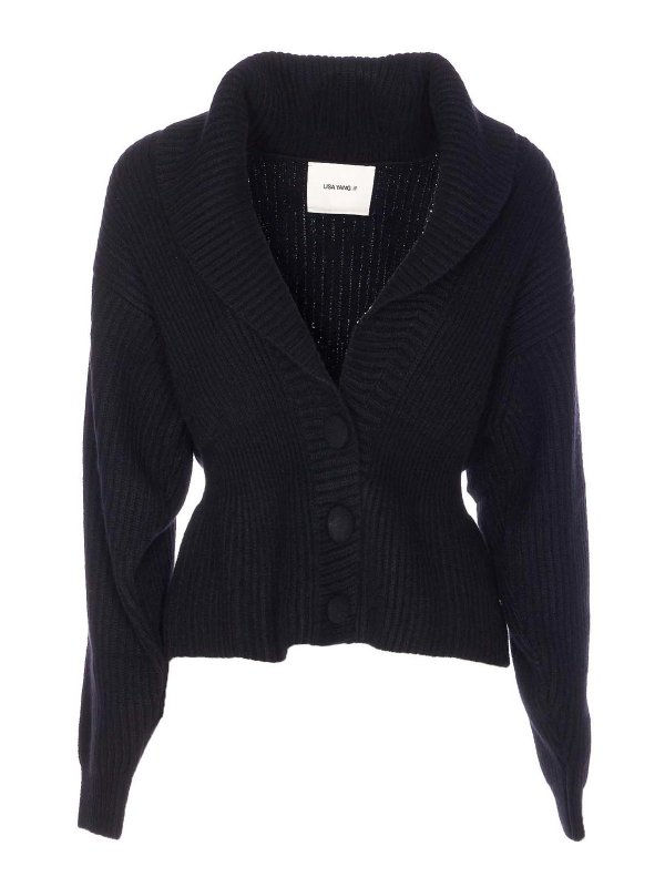 LISA YANG: Cardigans - Cardigan - Schwarz