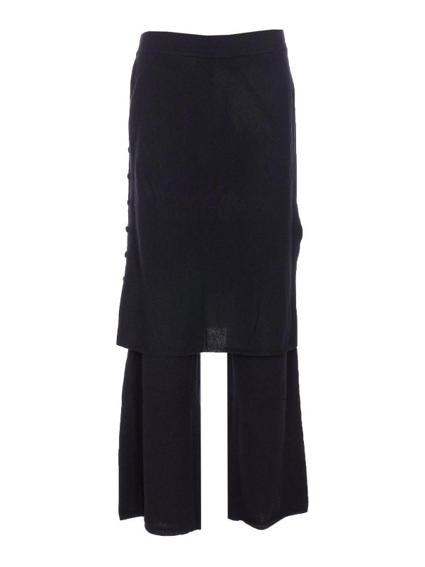 LISA YANG: Pantalones casual - Pantalón Casual - Negro