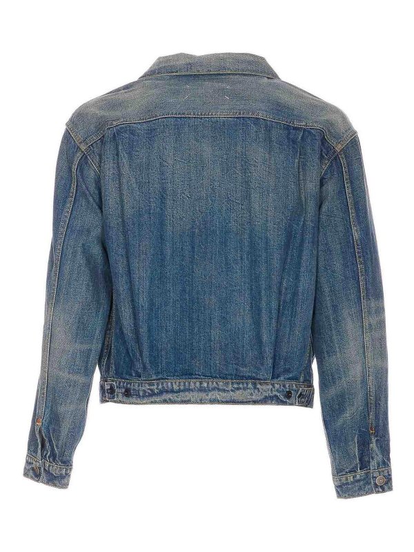Maison Margiela: Chaquetas denim online - Chaqueta Vaquera - Azul