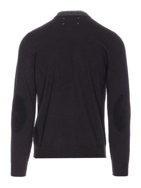 Maison Margiela: Cuellos altos y polos online - Suéter Con Cuello Alto - Gris