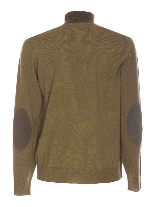 Maison Margiela: Col roulé & Col polo online - Pull Col Roulé - Vert