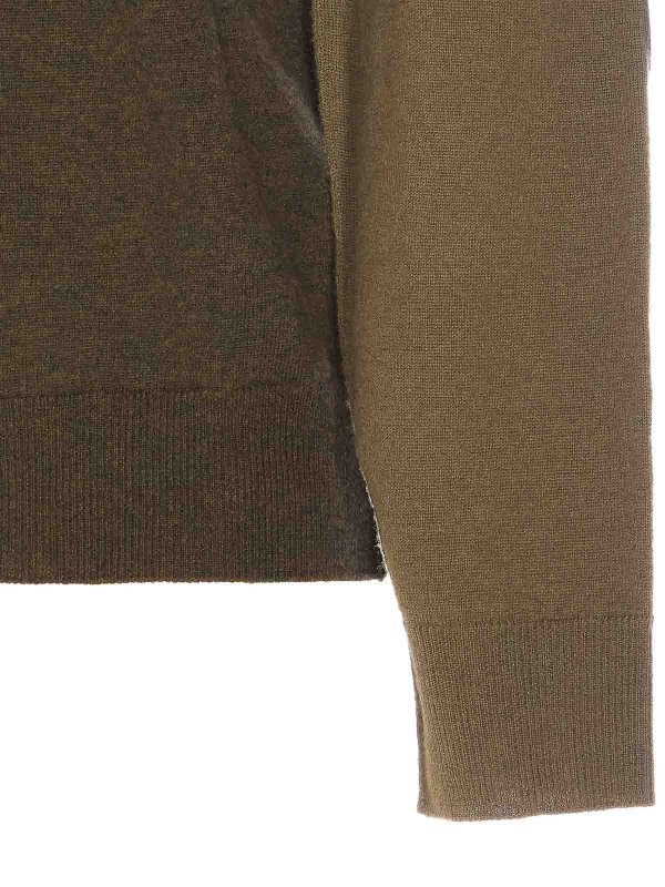 The Best Shops Maison Margiela: Col roulé & Col polo - Pull Col Roulé - Vert