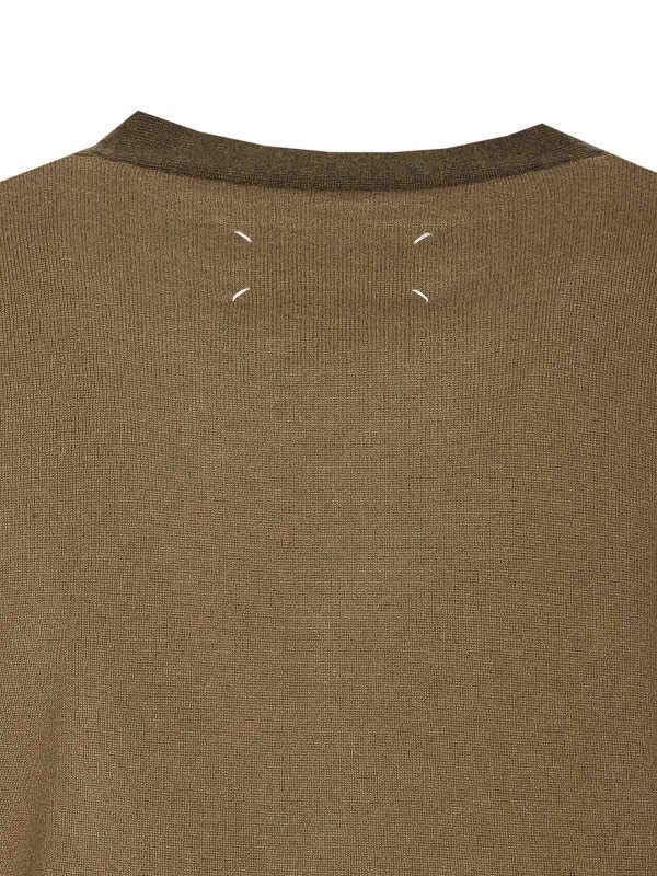 The Best Shops Maison Margiela: Cárdigans - Cárdigan - Verde