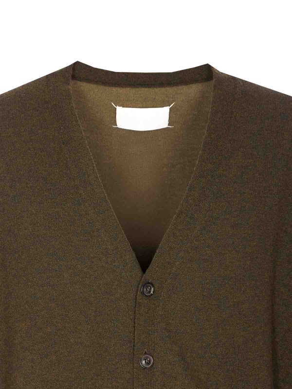 Cárdigan - Verde shop online: Maison Margiela