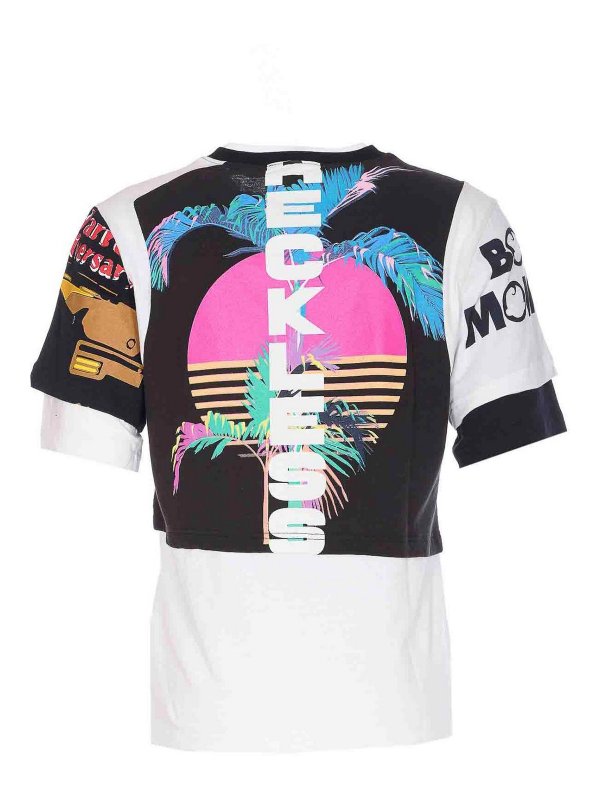 MARINE SERRE: クルーネック online - クルーネック - 白