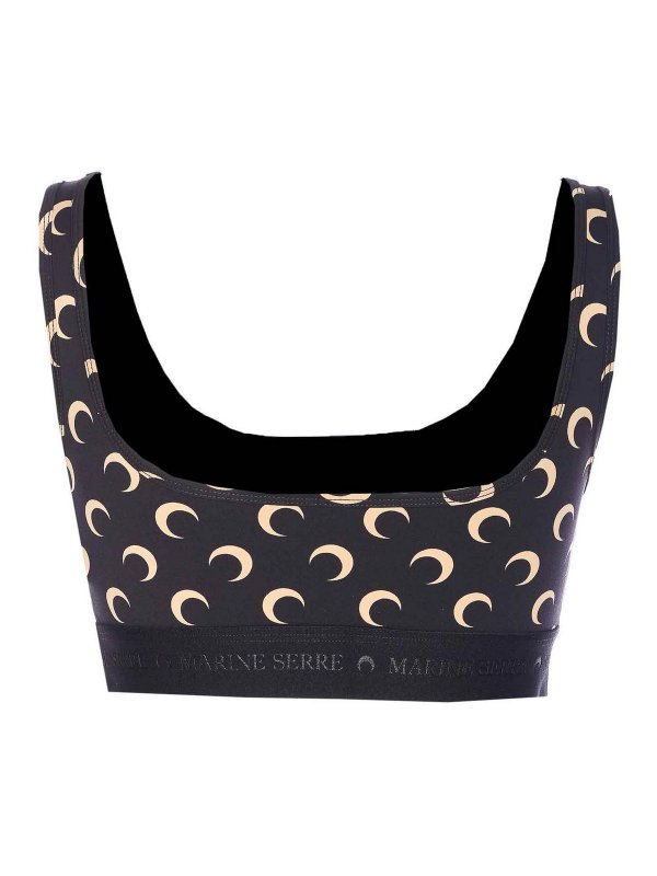 MARINE SERRE: Tops & Tank tops online - Moon Printed Top