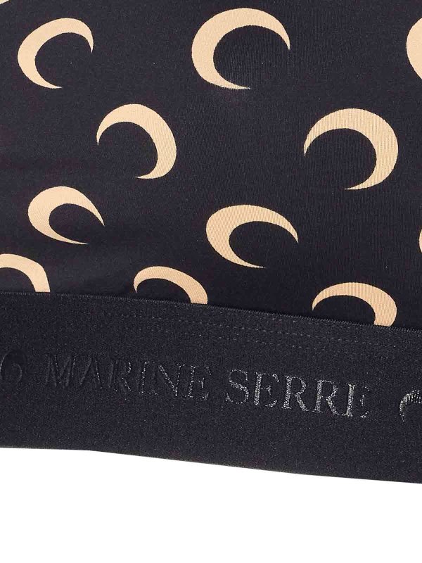The Best Shops MARINE SERRE: Tops & Tank tops - Moon Printed Top