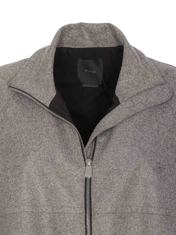 Chaqueta Bomber - Gris shop online: Pinko