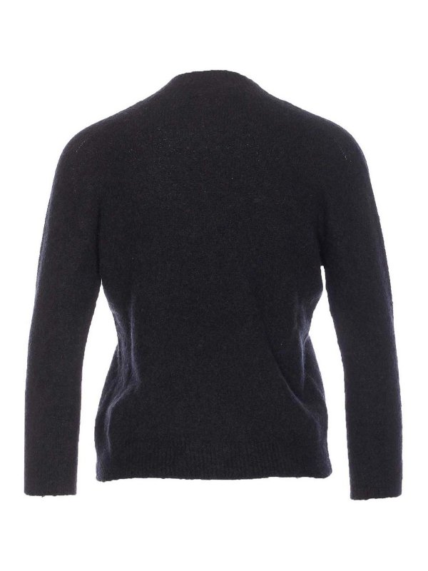ROBERTO COLLINA: Pull col rond online - Pull Col Rond - Noir
