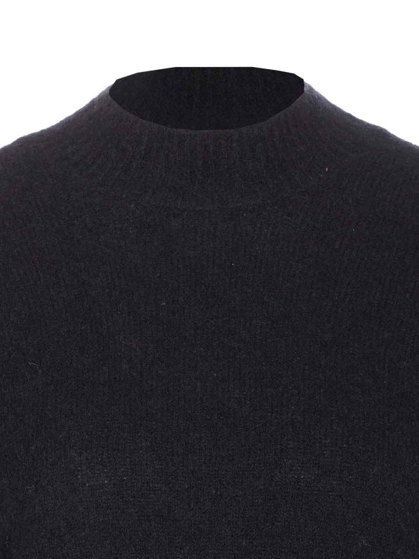 Pull Col Rond - Noir shop online: ROBERTO COLLINA