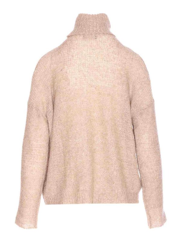 ROBERTO COLLINA: Rollkragenpullover  und Polo-Ausschnitt online - Rollkragenpullover - Beige