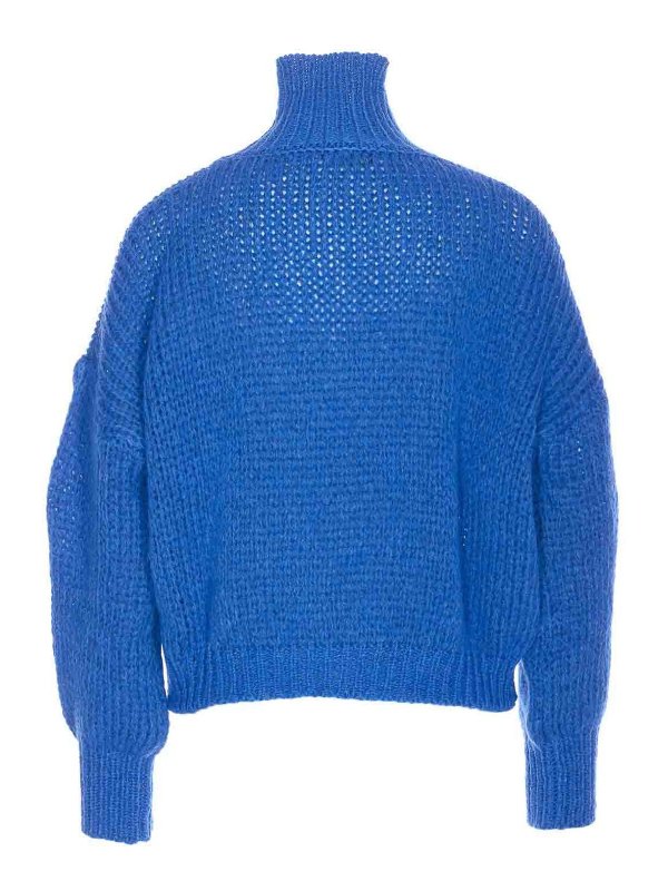 ROBERTO COLLINA: Pull col rond online - Pull Col Rond - Bleu