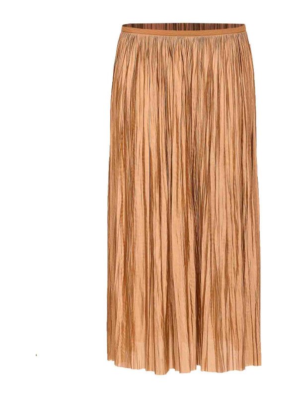 ROBERTO COLLINA: Jupes longues - Jupe Longue - Marron