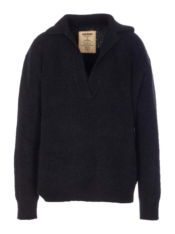 UMA WANG: maglia collo rotondo - Girocollo
