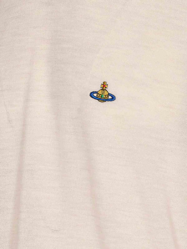 The Best Shops VIVIENNE WESTWOOD: Suéteres con cuello pico - Suéter Cuello Redondo - Beis