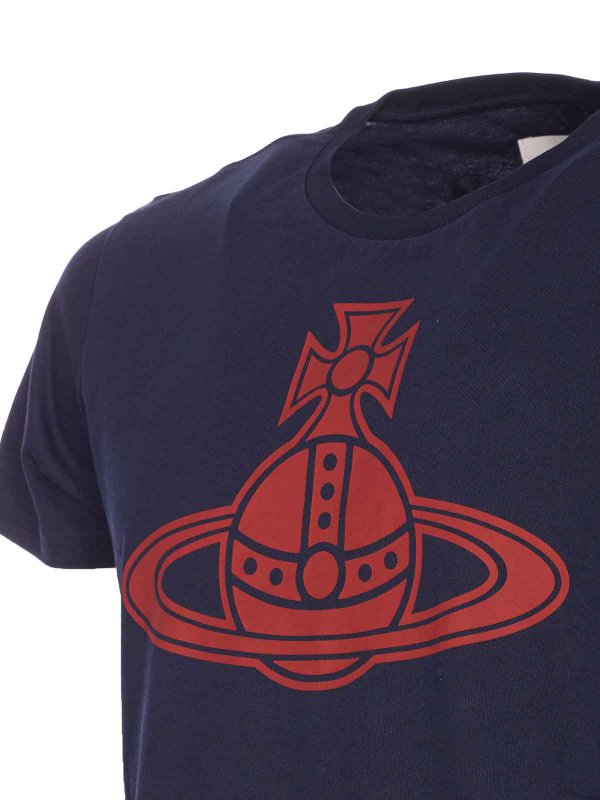 The Best Shops VIVIENNE WESTWOOD: Suéteres con cuello pico - Suéter Cuello Redondo - Azul