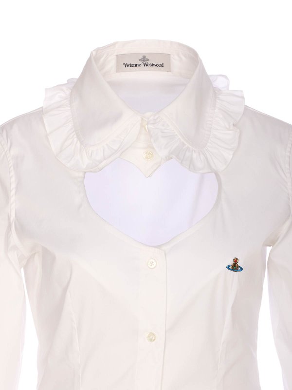 シャツ - 白 shop online: VIVIENNE WESTWOOD