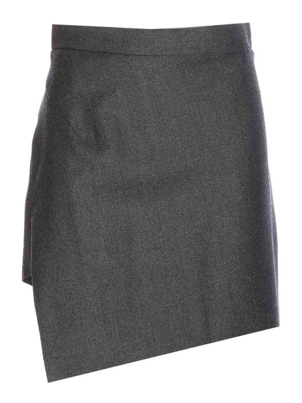 VIVIENNE WESTWOOD: Mini jupes - Mini Jupe - Gris