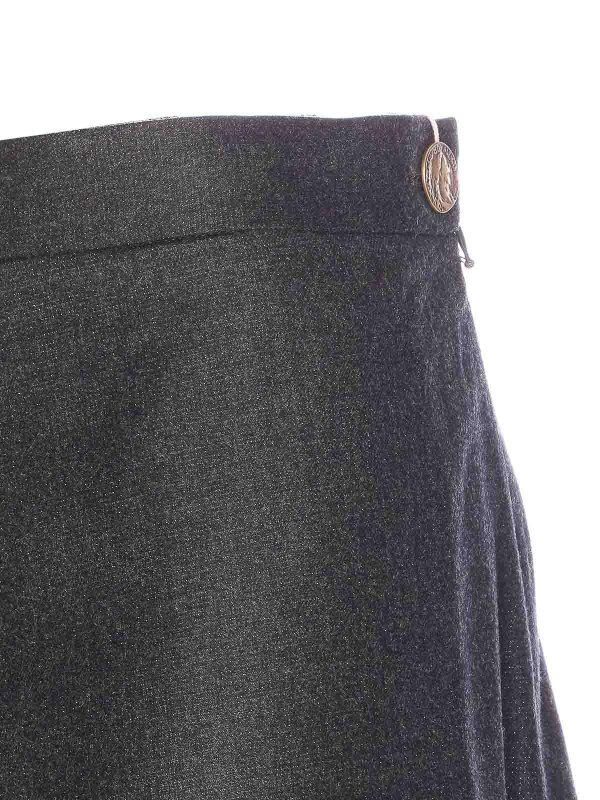 The Best Shops VIVIENNE WESTWOOD: Mini jupes - Mini Jupe - Gris