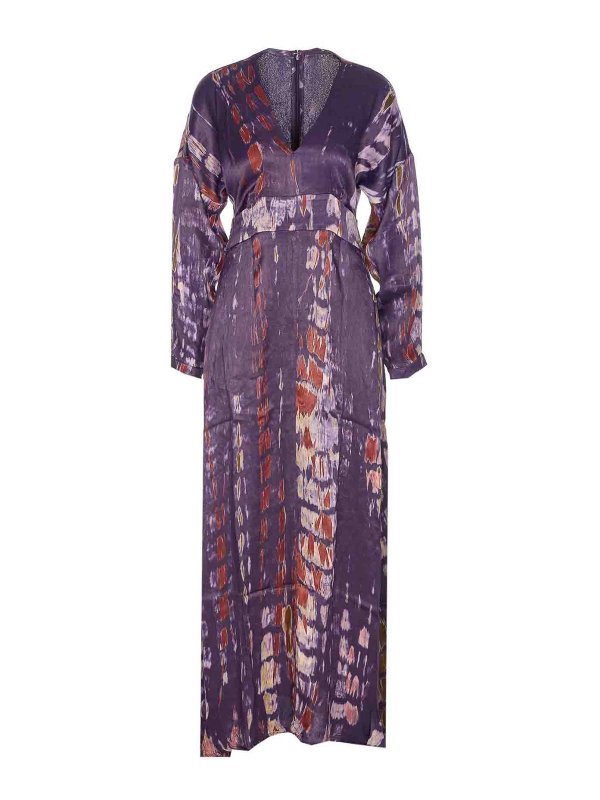 YAVI: Vestidos largos - Vestido Largo - Púrpura