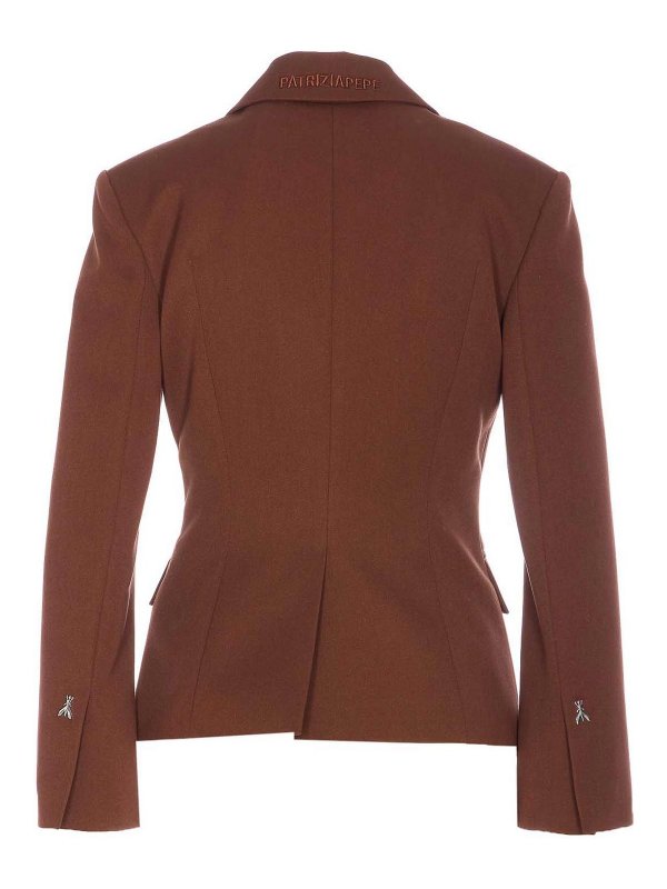 PATRIZIA PEPE: Vestes de costume online - Blazer - Marron